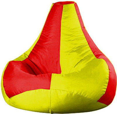 Rest N Sleep XXXL Teardrop Bean Bag Cover (Without Beans)(Multicolor)
