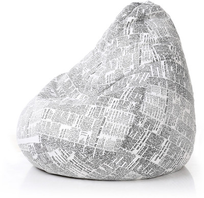 Style Homez XXL Teardrop Bean Bag Cover (Without Beans)(Multicolor)