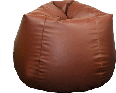 Fat Finger XXL Bean Bag Cover (Without Beans)(Brown)
