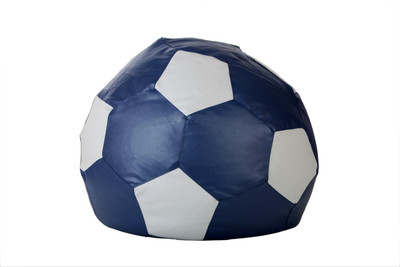 Comfy Bean Bags XL Bean Bag Cover (Without Beans)(Blue, White)
