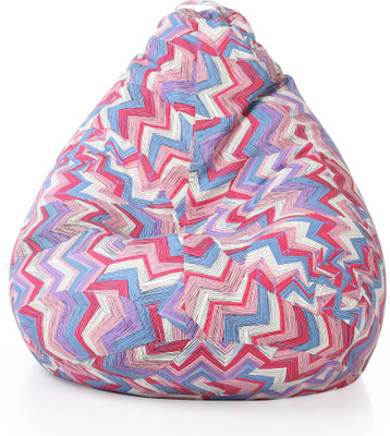 Style Homez XXL Bean Bag Cover (Without Beans)(Multicolor)