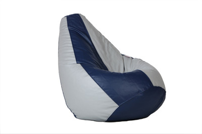 Comfy Bean Bags XXL Bean Bag Cover (Without Beans)(Blue, Grey)