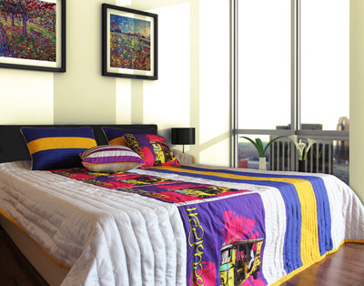 Fatfatiya Silk, Cotton King Bed Spread(Multicolor, 1 Bedspread, 2 Pillows, 2 Cushions)
Fatfatiya Silk, Cotton King Bed Spread(Multicolor, 1 Bedspread, 2 Pillows, 2 Cushions)