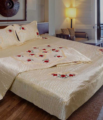 Chelsi Satin Bedding Set(Yellow)
