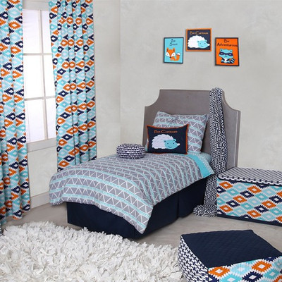 Bacati Cotton Bedding Set(Multicolor)