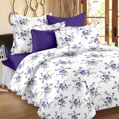 Ahmedabad Cotton 160 TC Cotton Single Floral Bedsheet(Pack of 1, White, Purple), Purple;white
Ahmedabad Cotton 160 TC Cotton Single Floral Bedsheet(Pack of 1, White, Purple), Purple;white