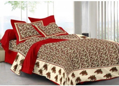 100% cotton bedsheet 300 TC Cotton Double King Printed Bedsheet(Pack of 1, Multicolor)
100% cotton bedsheet 300 TC Cotton Double King Printed Bedsheet(Pack of 1, Multicolor)