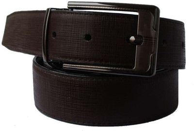 Lenin Men Formal Brown Genuine Leather Belt