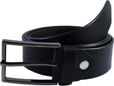 Global Leather Boys Formal, Casual, Party, Evening Black Genuine Leather Belt