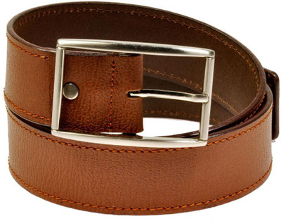 Shoppingtara Men Brown Genuine Leather Belt, Brown-mb-02