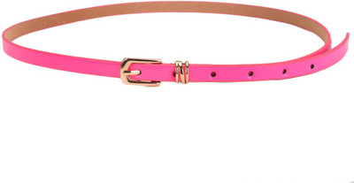 Tiekart Women Casual Pink Synthetic Belt