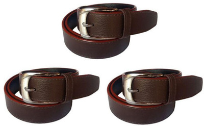 LAER Men & Women Brown Synthetic Belt