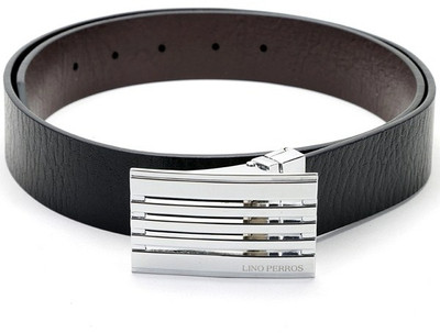 Lino Perros Men Formal Brown, Black Genuine Leather Reversible Belt, Black and brown
Lino Perros Men Formal Brown, Black Genuine Leather Reversible Belt, Black and brown
