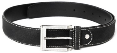 John Players Men Belt, Jet black
