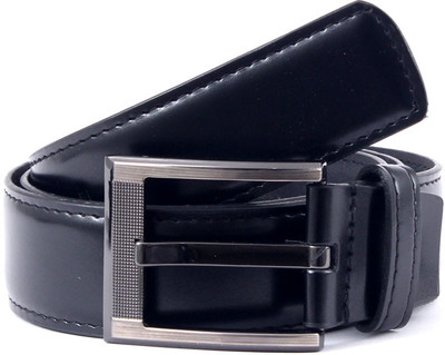Pacific Gold Men Formal, Casual Black Artificial Leather Belt