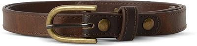 Baggit Women Casual Brown Synthetic Belt, Rust