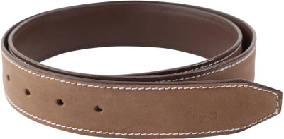 Redrho Men Beige Genuine Leather Belt