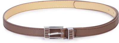 Buckle Up Women Brown Artificial Leather Belt