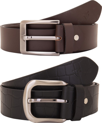 Valbone Men Formal Black Genuine Leather Belt, Brown
Valbone Men Formal Black Genuine Leather Belt, Brown
