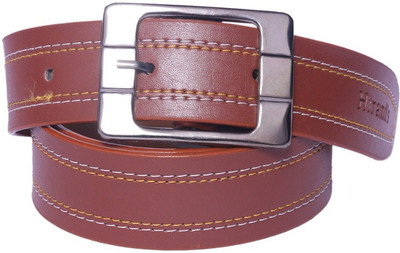 OODI Men Brown Genuine Leather Belt