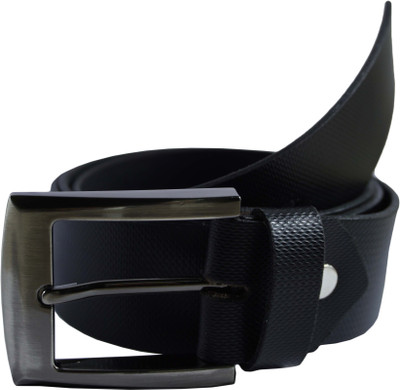 Global Leather Boys Formal, Casual, Party, Evening Black Genuine Leather Belt