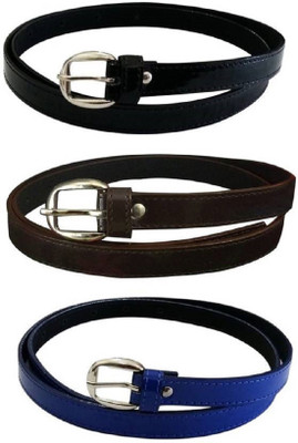 SUNRISE ENTERPRISES Girls Casual, Evening, Formal, Party Black, Brown, Blue Artificial Leather, Fabric Belt, Blackbrownblue04213
SUNRISE ENTERPRISES Girls Casual, Evening, Formal, Party Black, Brown, Blue Artificial Leather, Fabric Belt, Blackbrownblue04213
