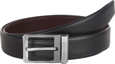 Golden Bell Men Black Genuine Leather Belt