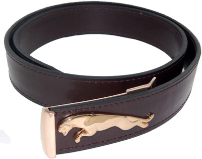 Els Men Casual Brown Synthetic Belt, Brown3420