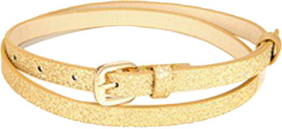 Young & Forever Women Casual, Evening/Party, Formal, Semi-formal Gold Artificial Leather Belt, Royal gold glitzy
Young & Forever Women Casual, Evening/Party, Formal, Semi-formal Gold Artificial Leather Belt, Royal gold glitzy