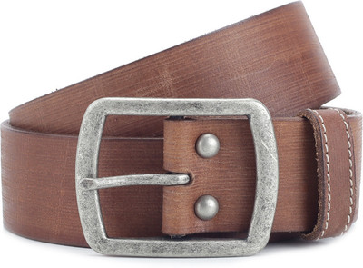 Superdry Men Tan Metal Belt