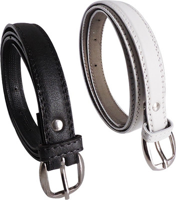 Elligator Women Casual, Formal, Party Black, White Artificial Leather Belt, Black-03
Elligator Women Casual, Formal, Party Black, White Artificial Leather Belt, Black-03