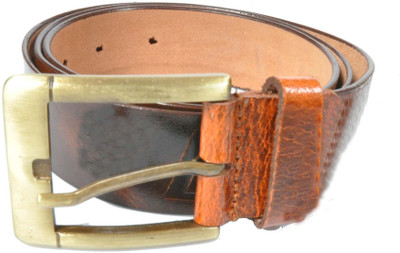 Kema Men Brown Genuine Leather Belt