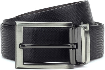 Van Heusen Men Black, Brown Metal Reversible Belt