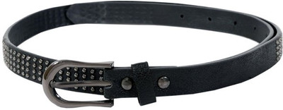 Lino Perros Women Casual Black Artificial Leather Belt