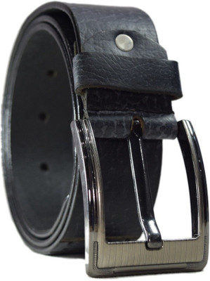 TannedHides Men Formal Black Texas Leatherite Belt