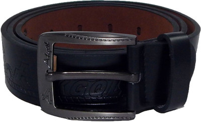 Els Men Black Synthetic Belt, Black-55