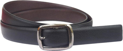OODI Men Black Genuine Leather Belt