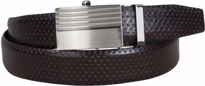 Clubb Men Formal Brown Genuine Leather Belt