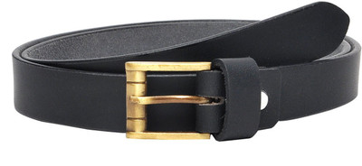 Hawai Women Casual, Formal Black Genuine Leather Belt