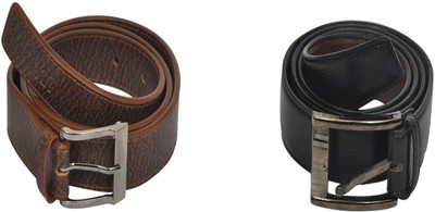 Robb Club Men Brown Artificial Leather Belt, Black;brown