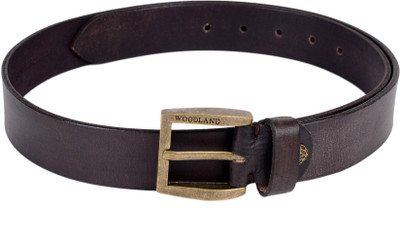 Woodland Men Brown Genuine Leather Belt