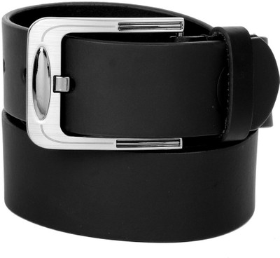 Clayton Men Casual Black Genuine Leather Belt, Black-09