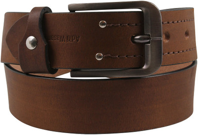 Aditi Wasan Men Brown Genuine Leather Belt
