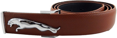 Els Men Casual Brown Synthetic Belt