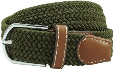 The Tie Hub Men Casual Green Synthetic Belt