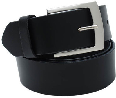 Walletsnbags Men Casual Black Genuine Leather Belt