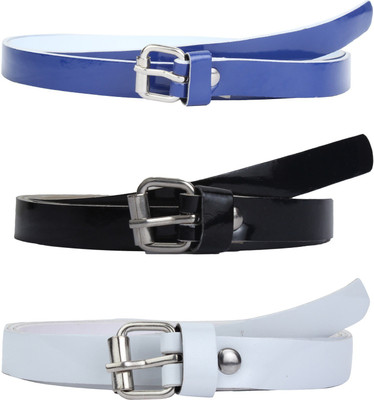 SRS Women Casual Black, Blue, White Synthetic Belt