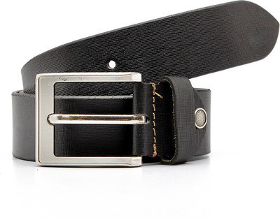 Junckers Men Formal, Party, Evening Black Genuine Leather Belt