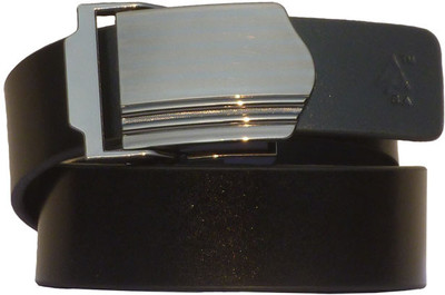 Sondagar Arts Men Formal Black Genuine Leather Belt
