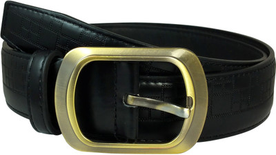 Ammvi Creations Men Casual Black Artificial Leather Belt